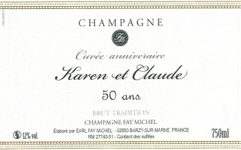 Champagne Fa Michel - MODELE 4 ETIQUETTE FAY MICHEL
