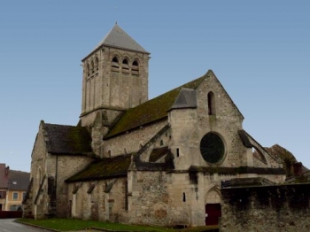 Champagne Fa Michel - Vue de l'Eglise st Eloi de Barzy-sur-Marne