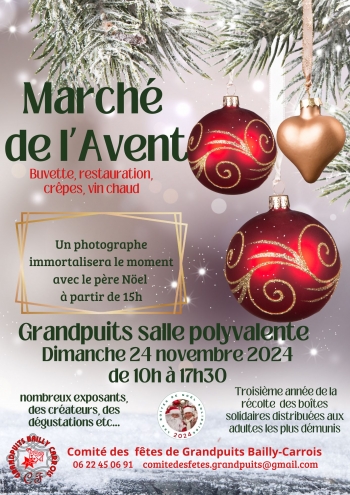MARCHE DE L AVENT DE GRANDPUITS (77)