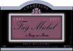 Champagne Fa Michel - Etiquette de champagne RM