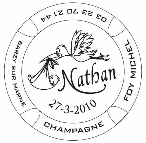 Le Champagne Fay Michel propose des capsules personnalisées à votre nom