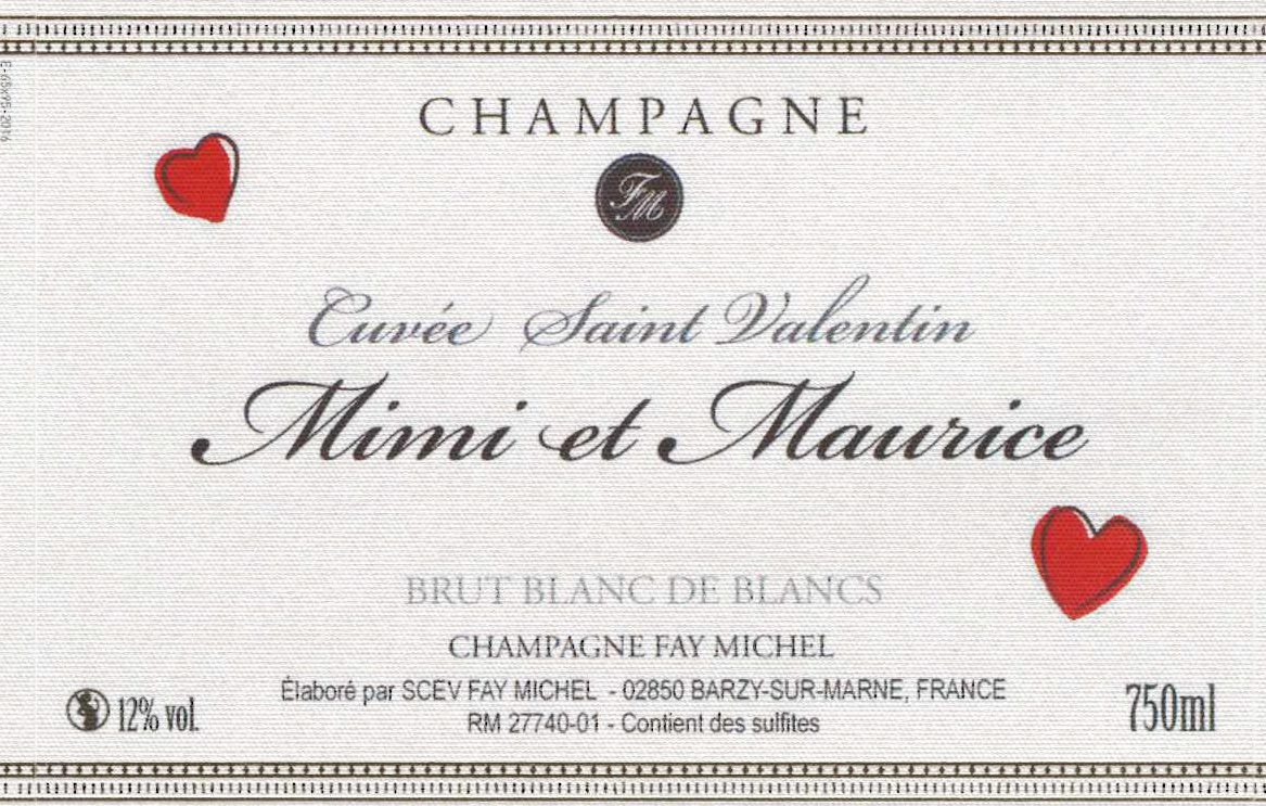 Champagne Fay Michel Cuvée saint Valentin 2021
